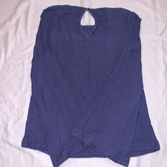 Cloth & Stone by Anthropologie Long Sleeve Purple Top - Picture 9 of 9